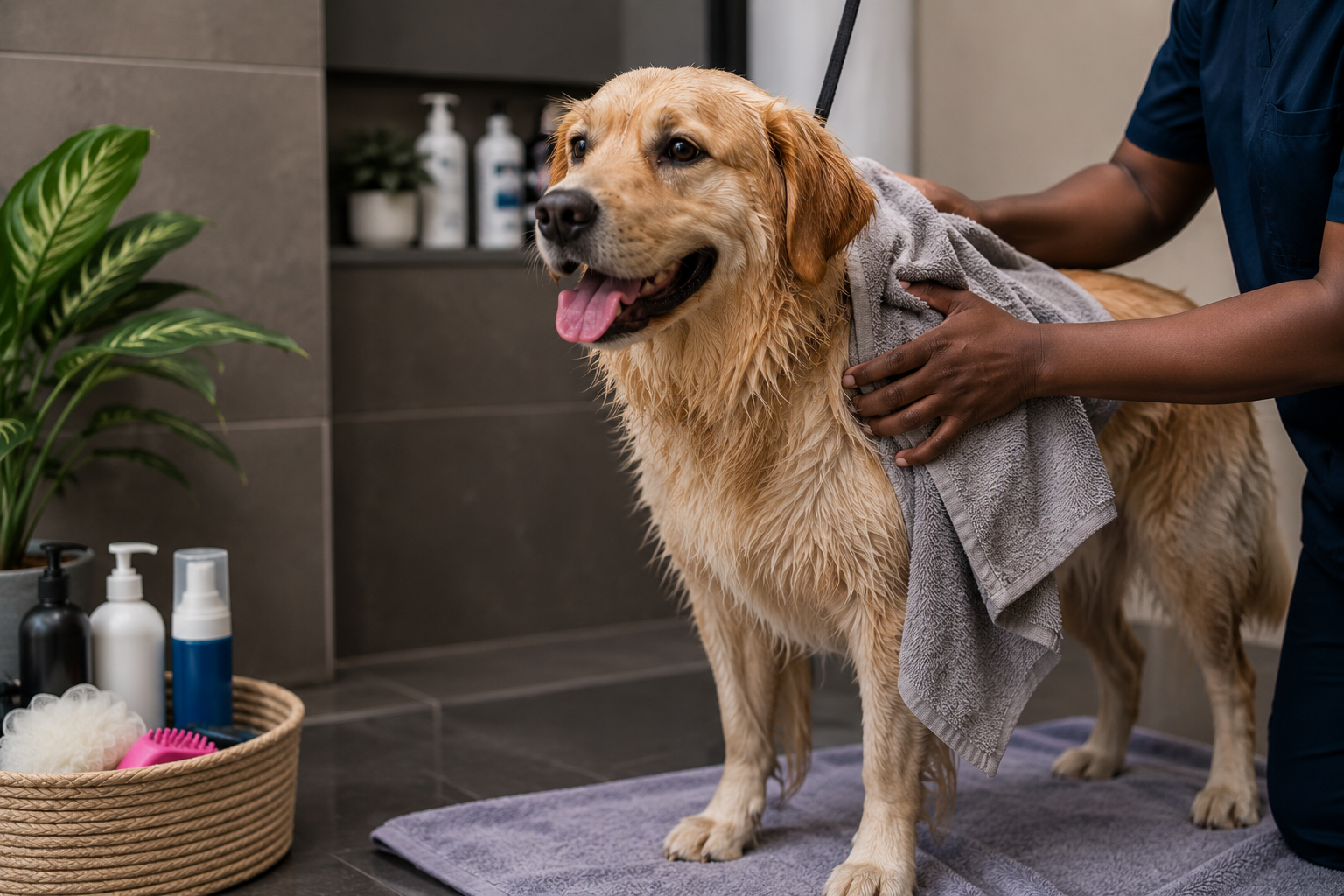 Well groomed dog